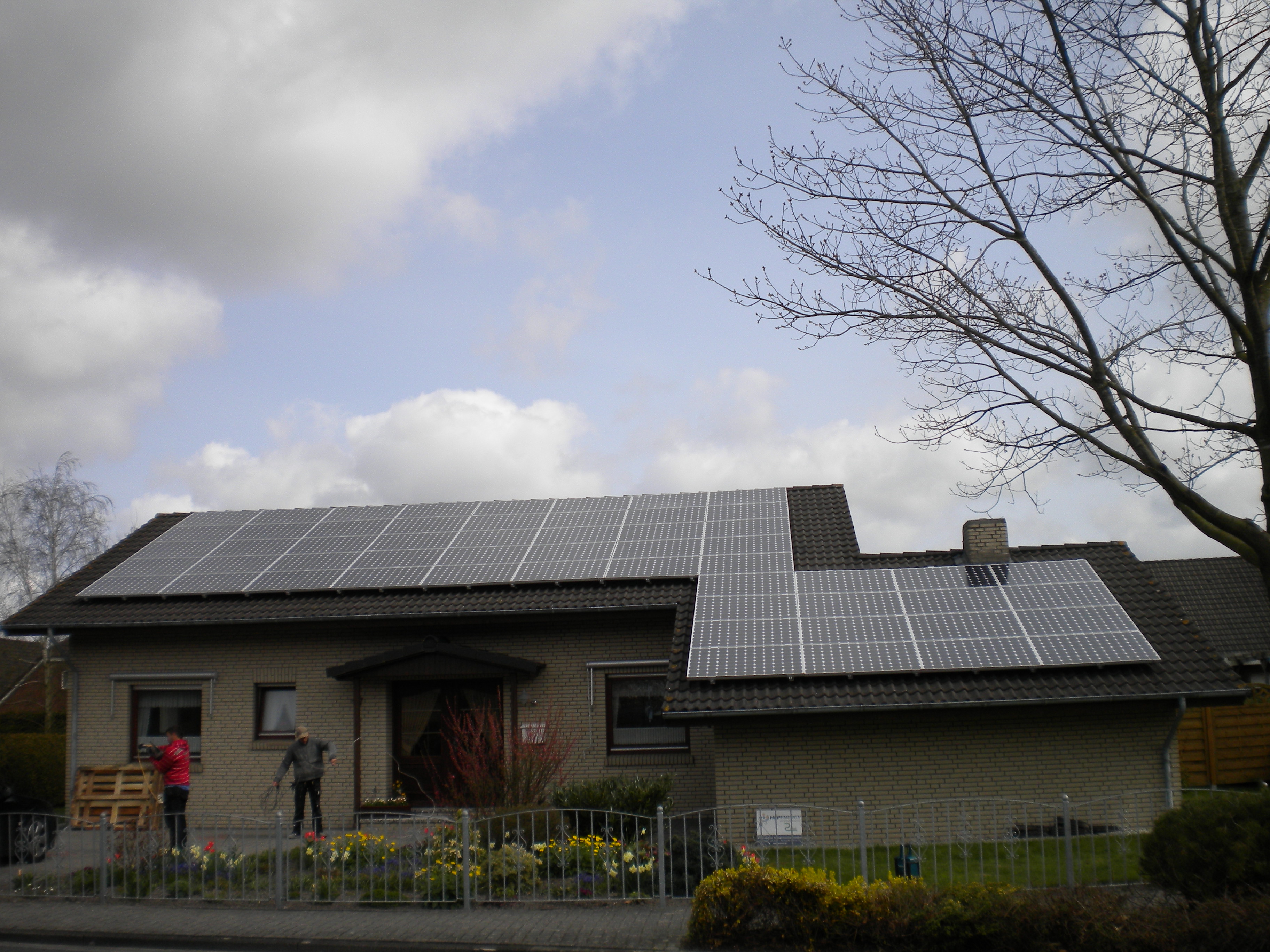 12 Kwp Ziegeldach in Weener
