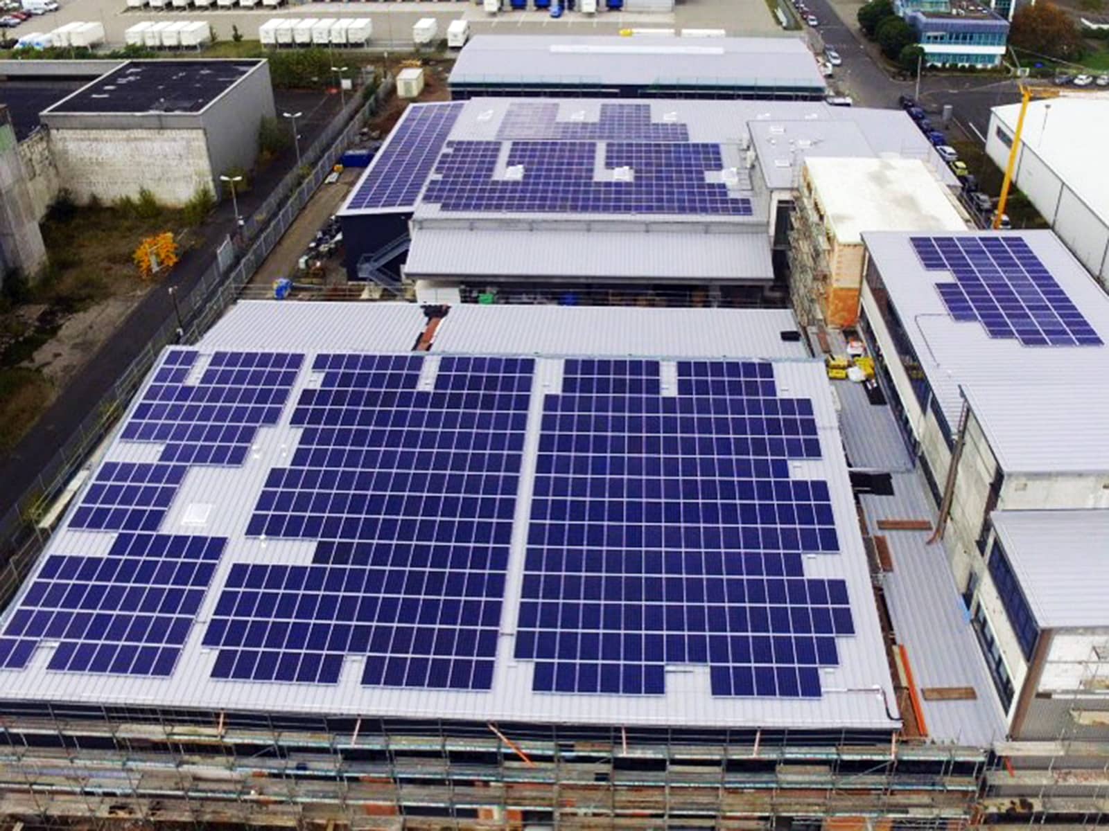 Industriegebäude 300 kwp