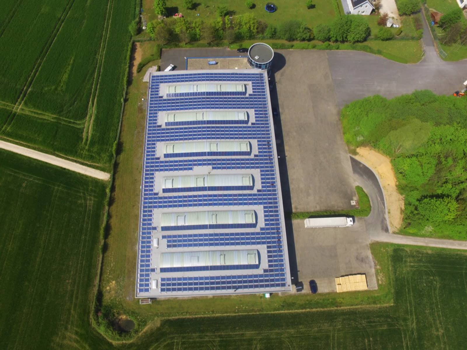 Landwirtschaftsgebäude 400 Kwp